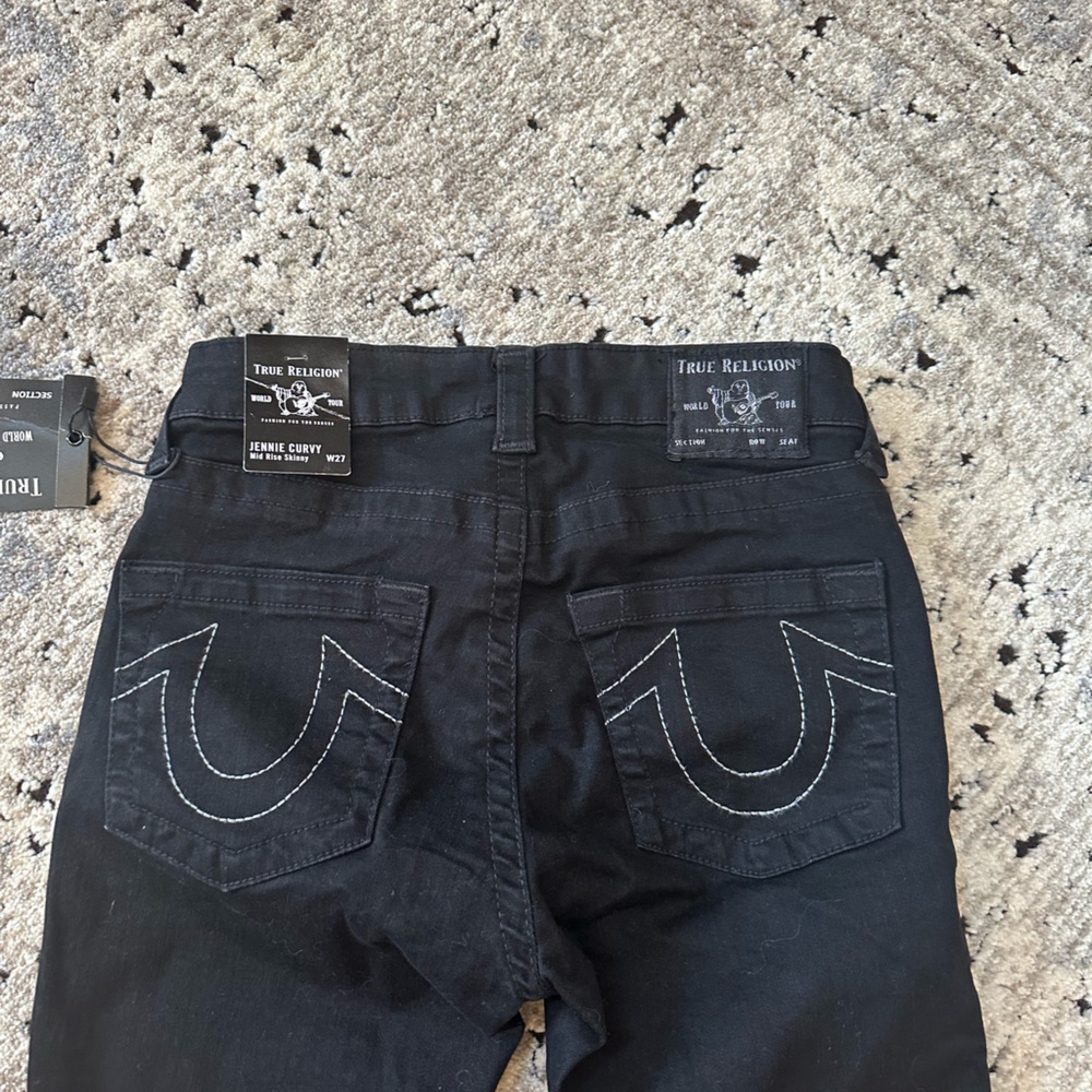 True Religion Black Jennie Jeans Brand New